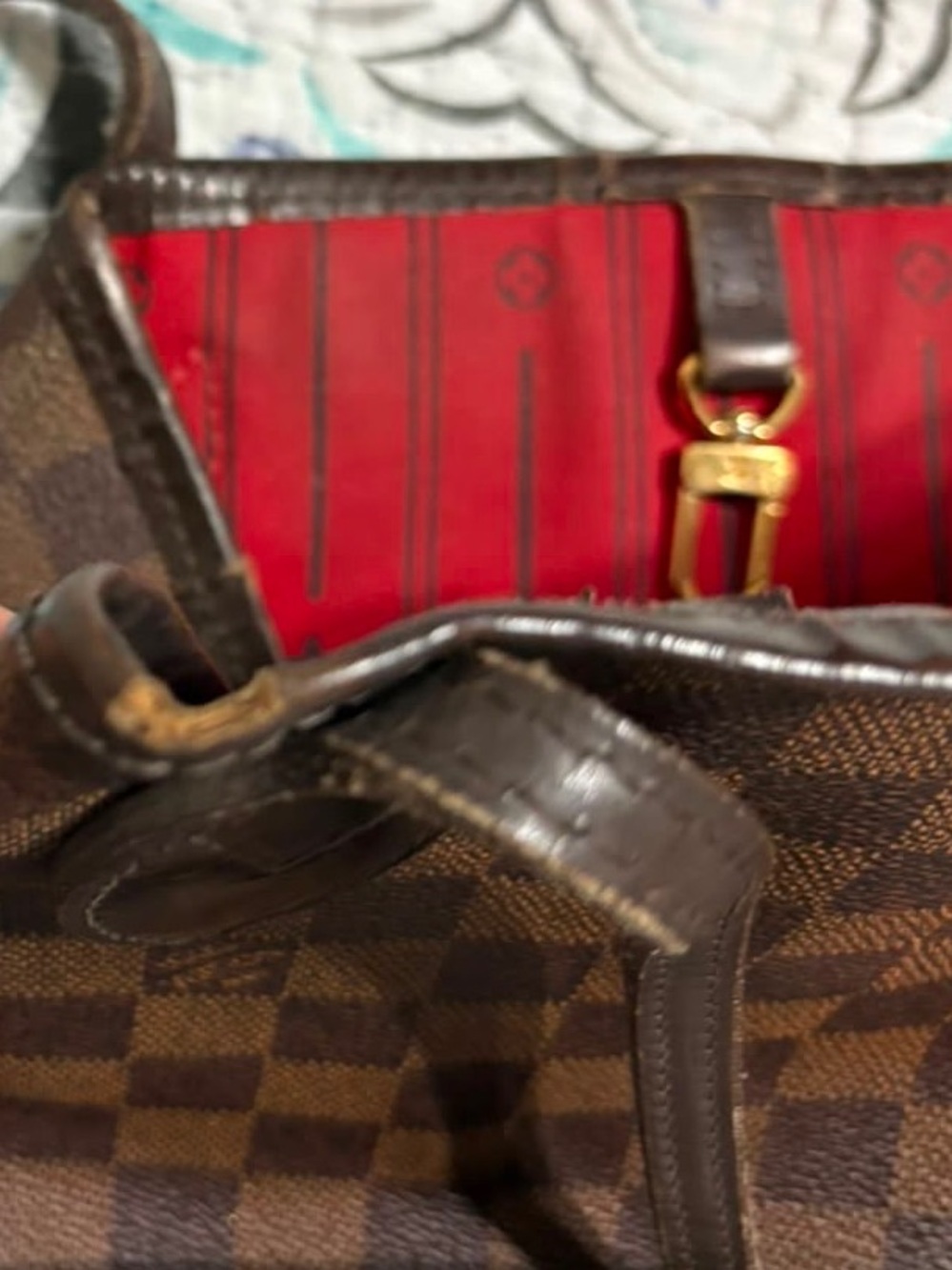 Louis Vuitton Neverfull MM (Damier Ebene) – Prime Restoration Project - Picture 10 of 14